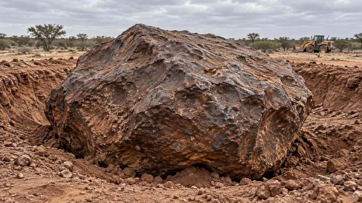 Bajo un campo del Chaco durmieron más de 4 000 años 30 toneladas de hierro que no nacieron en este planeta